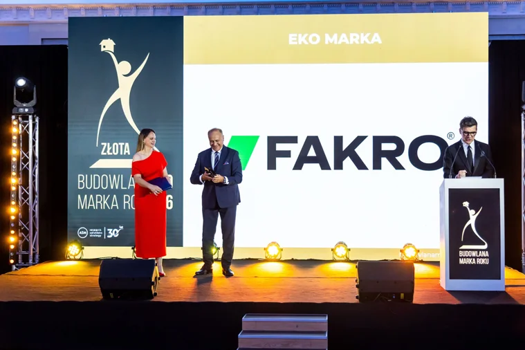 FAKRO z 5 nagrodami w Budowlanej Marce Roku 2026